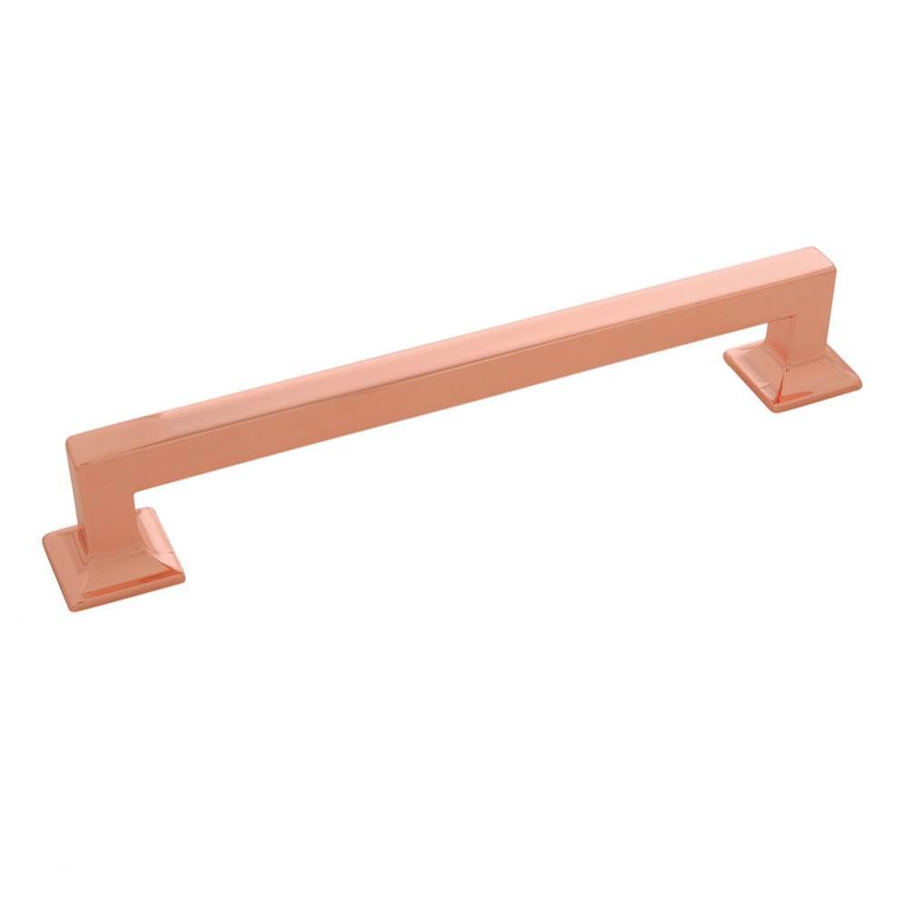 Studio Collection Pull 192mm C/C Polished Copper Finish