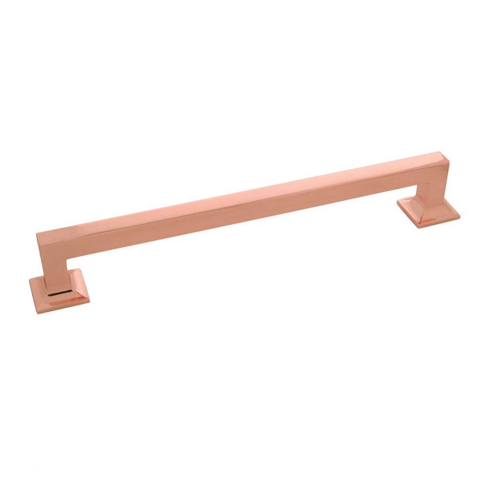 Studio Collection Pull 224mm C/C Polished Copper Finish