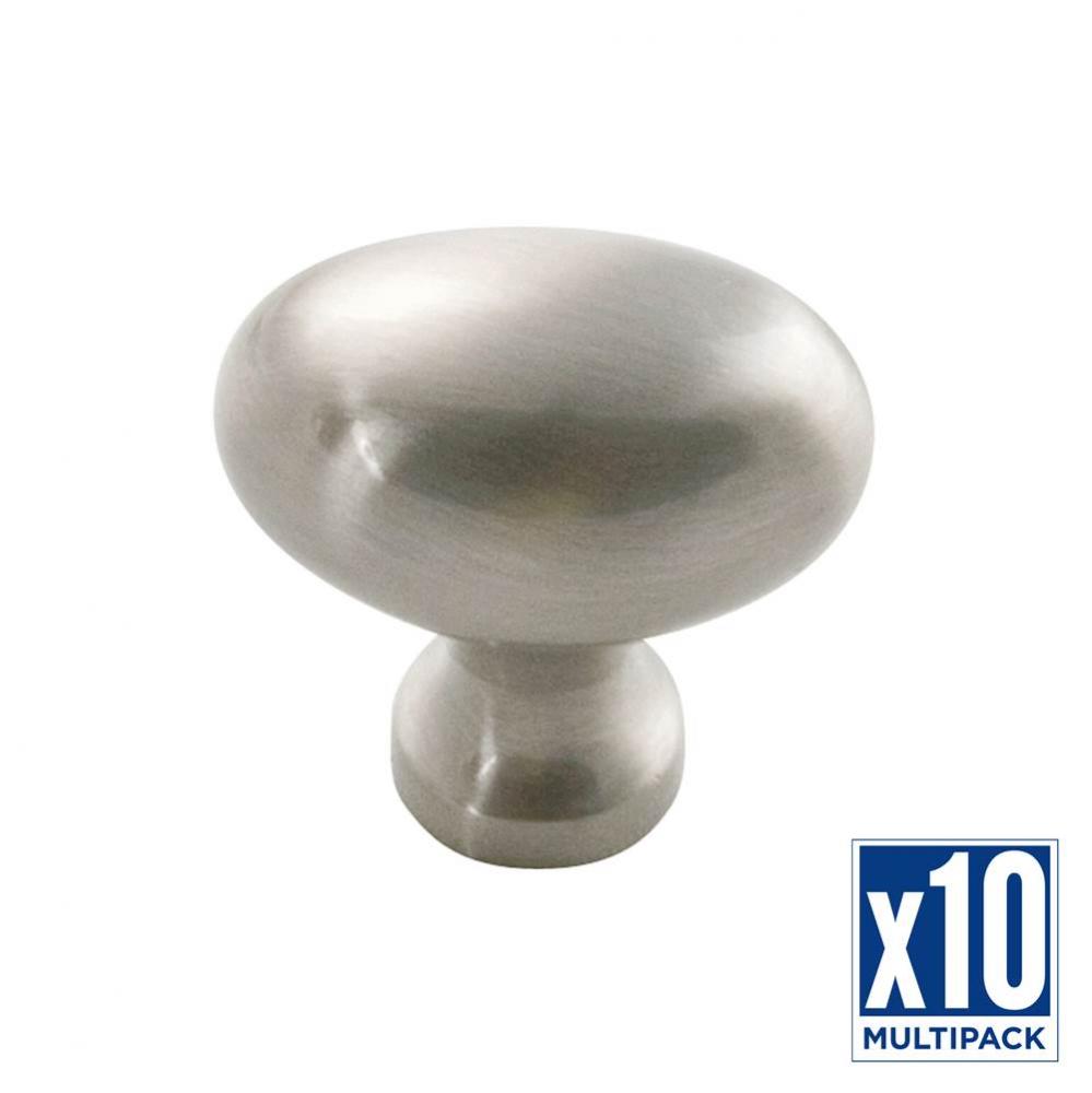 Knob 1-1/4 Inch X 13/16 Inch (10 Pack)