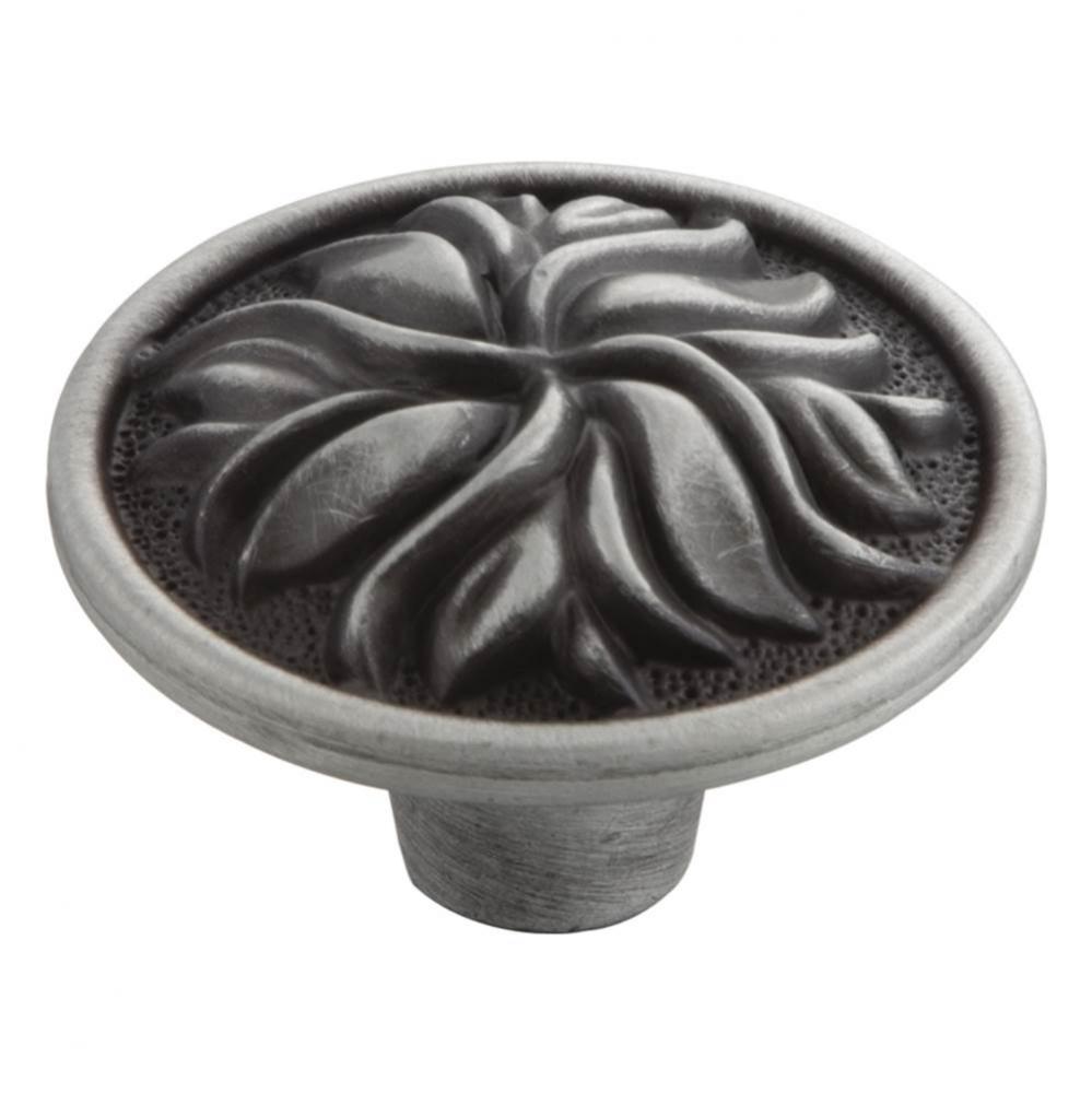 1-3/8 In. Mayfair Satin Pewter Antique Cabinet Knob
