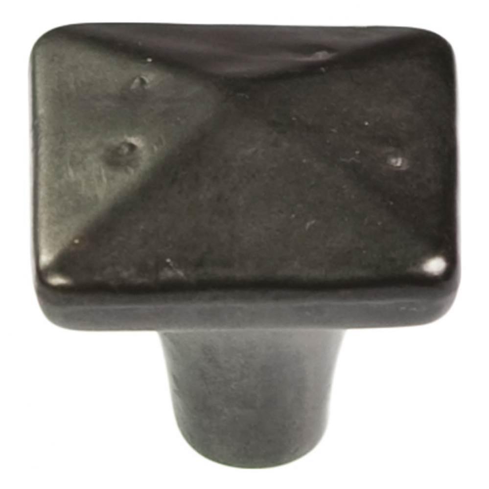 Carbonite Collection Knob 1-1/4&apos;&apos; Diameter Black Iron Finish