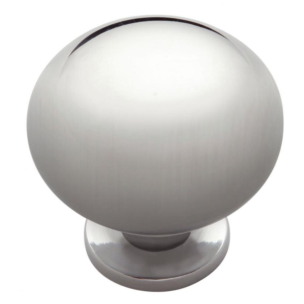 1-1/4 In. Chrome Cabinet Knob