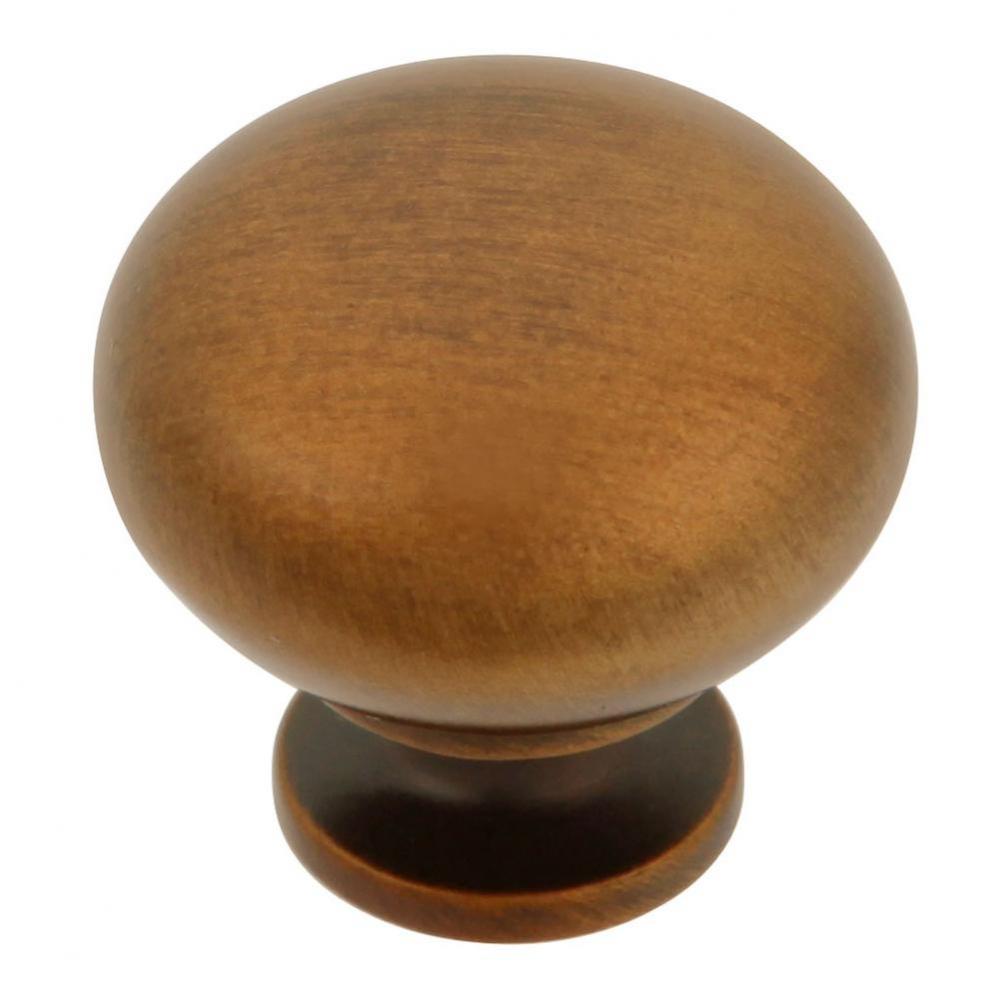 1-1/4 In. Antique Brass Cabinet Knob