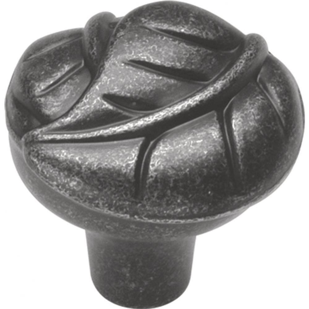 Natural Accents Collection Knob 1-1/4&apos;&apos; Diameter Vibra Pewter Finish