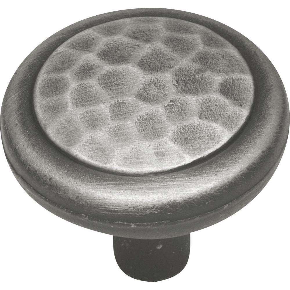 Arts &amp; Crafts Collection Knob 1-1/4&apos;&apos; Diameter Antique Pewter Finish