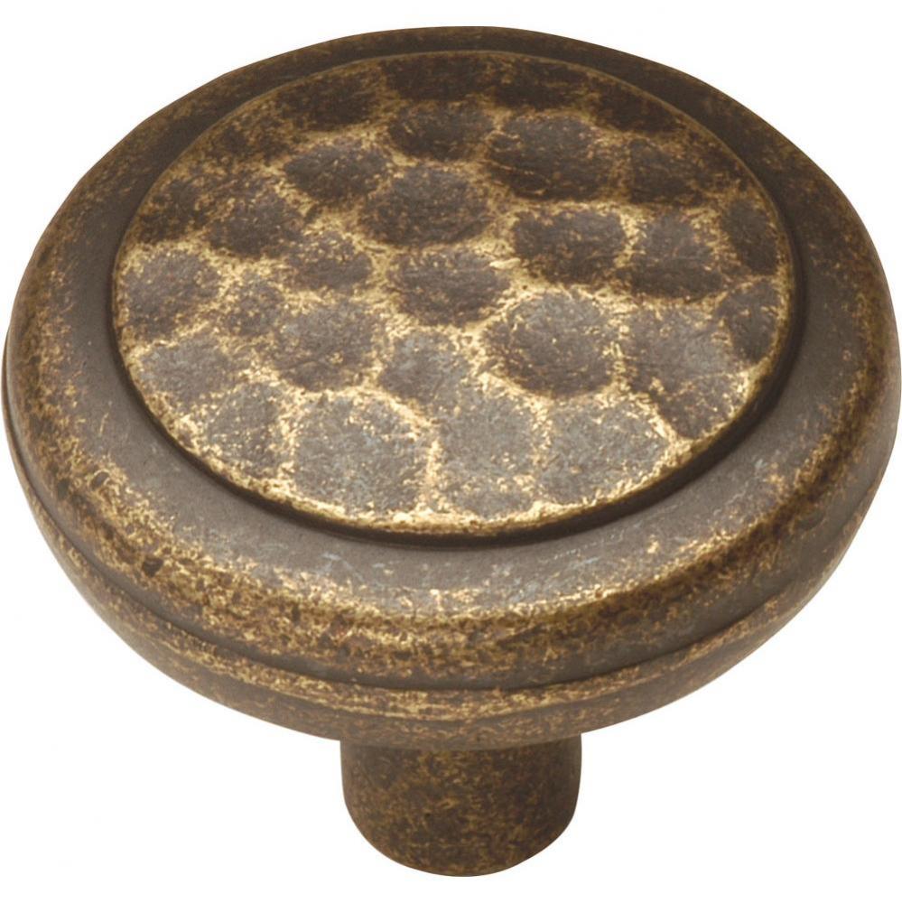 Arts &amp; Crafts Collection Knob 1-1/4&apos;&apos; Diameter Windover Antique Finish