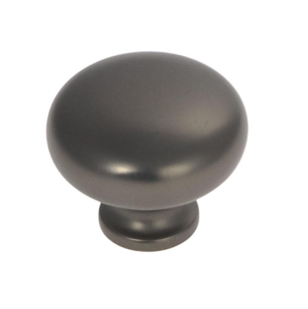 1-1/4 In. Cottage Black Mist Cabinet Knob