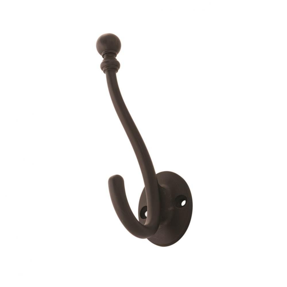 Coat and Hat Hook 5-1/4 Inch Long