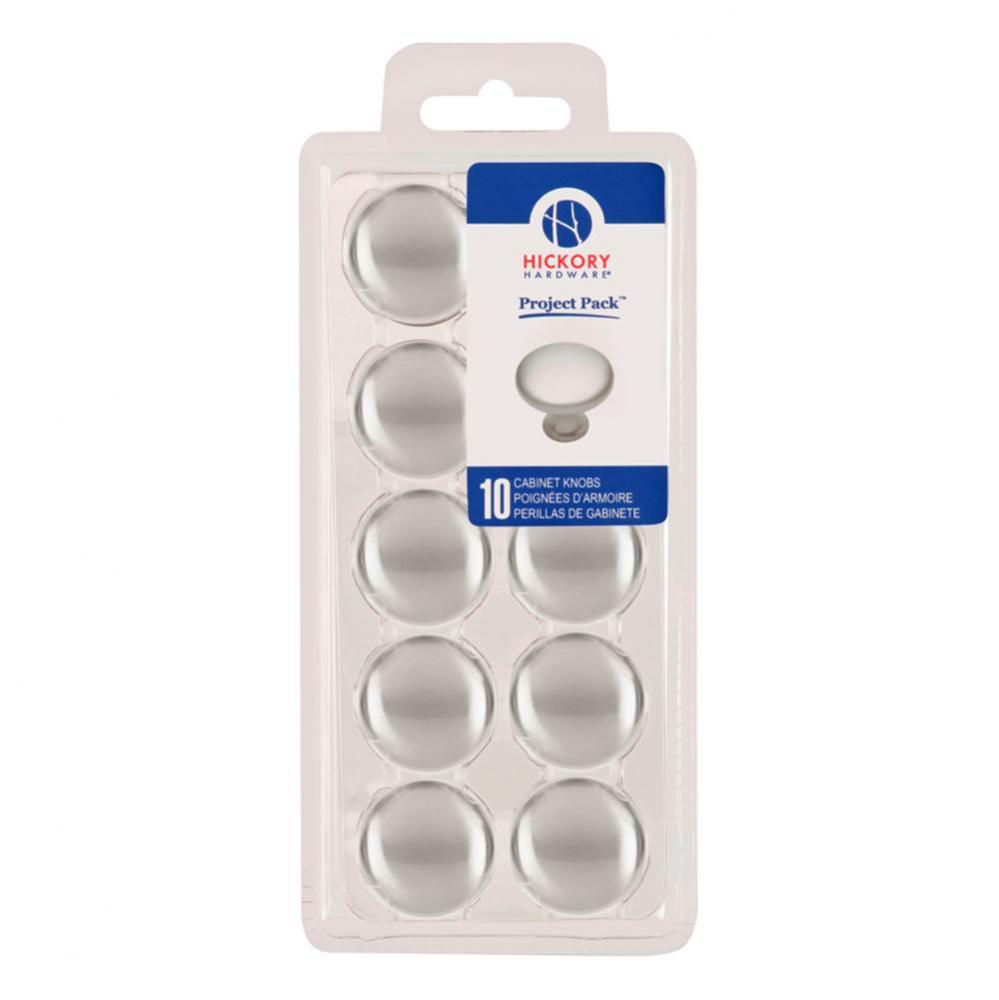 Knob 1-1/8 Inch Diameter (10 Pack)