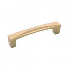 Hickory Hardware H076130-FUB - Crest Collection Pull 96mm C/C Flat Ultra Brass Finish