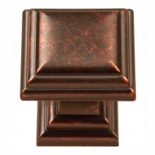 Hickory Hardware HH74554-DAC - Somerset Collection Knob 1-1/16'' Diameter Dark Antique Copper Finish