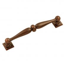 Hickory Hardware HH74638-DAC - Somerset Collection Pull 128mm C/C Dark Antique Copper Finish