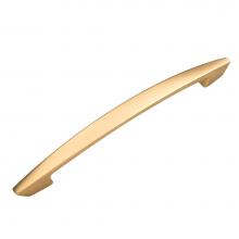 Hickory Hardware HH74732-FUB - Velocity Collection Pull 160mm C/C Flat Ultra Brass Finish
