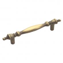 Hickory Hardware P128-AB - Cavalier Collection Pull 3'' C/C Antique Brass Finish