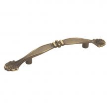 Hickory Hardware P131-AB - Cavalier Collection Pull 3'' C/C Antique Brass Finish