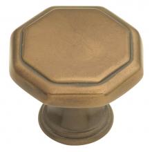 Hickory Hardware P14004-VBZ - Conquest Collection Knob 1-1/8'' Diameter Veneti Bronze Finish