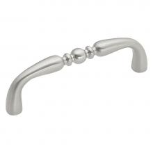 Hickory Hardware P14451-SN - Conquest Collection Pull 3'' C/C Satin Nickel Finish