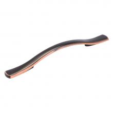 Hickory Hardware P2165-RB - 128mm Euro-Contemporary Refined Bronze Cabinet Pull