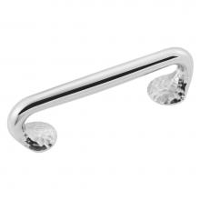 Hickory Hardware P2173-CH - Craftsman Collection Pull 96mm C/C Chrome Finish