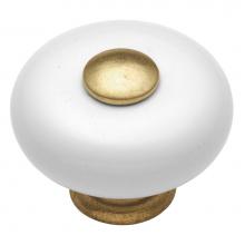 Hickory Hardware P222-LP - Tranquility Collection Knob 1-1/4'' Diameter Lancaster Hand Polished Finish