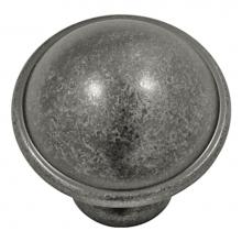 Hickory Hardware P2243-BNV - Savoy Collection Knob 1-1/4'' Diameter Black Nickel Vibed Finish