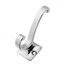 Hickory Hardware P25024-CH - Coat Hook Double 3/4 Inch Center to Center