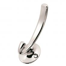 Hickory Hardware P25025-CH - Coat Hook Double 7/8 Inch Center to Center