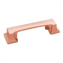Hickory Hardware P3013-CP - Studio Collection Cup Pull 3'' & 96mm C/C Polished Copper Finish
