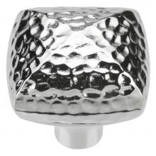 Hickory Hardware P3062-CH - 1-1/4 In. Mountain Lodge Square Chrome Cabinet Knob