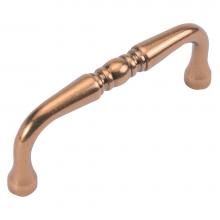 Hickory Hardware P3075-ARG - 3 In. Williamsburg Antique Rose Gold Cabinet Pull