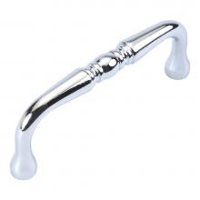 Hickory Hardware P3075-CH - 3 In. Williamsburg Chrome Cabinet Pull