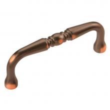 Hickory Hardware P3075-OBH - 3 In. Williamsburg Oil-Rubbed Bronze Highlighted Cabinet Pull