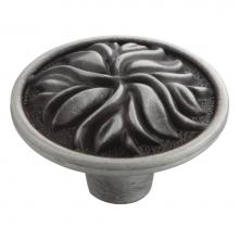 Hickory Hardware P3093-SPA - 1-3/8 In. Mayfair Satin Pewter Antique Cabinet Knob