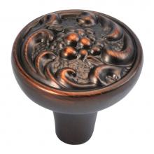 Hickory Hardware P3094-RB - Mayfair Collection Knob 1-1/4'' Diameter Refined Bronze Finish