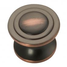 Hickory Hardware P3101-OBH - Deco Collection Knob 1-1/4'' Diameter Oil-Rubbed Bronze Highlighted Finish