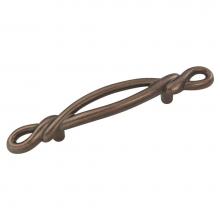 Hickory Hardware P3451-DAC - French Twist Collection Pull 3'' C/C Dark Antique Copper Finish