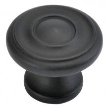 Hickory Hardware P3500-10B - Cottage Collection Knob 1-1/4'' Diameter Oil-Rubbed Bronze Finish