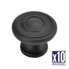 Hickory Hardware P3500-MB-10B - Knob 1-1/4 Inch Diameter (10 Pack)