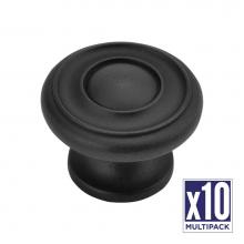 Hickory Hardware P3501-MB-10B - Knob 1-1/2 Inch Diameter (10 Pack)