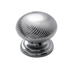 Hickory Hardware P3609-CH - 1-1/4 In. Chrome Cabinet Knob