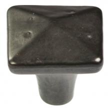 Hickory Hardware P3670-BI - Carbonite Collection Knob 1-1/4'' Diameter Black Iron Finish
