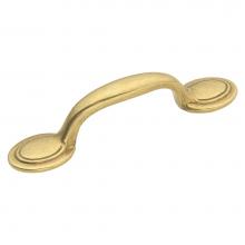 Hickory Hardware P431-LP - 3 In. Manor House Lancaster Hand Polished Cabinet Pull