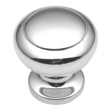 Hickory Hardware P548-CH - Eclipse Collection Knob 1-1/4'' Diameter Chrome Finish