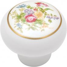 Hickory Hardware P631-BQ - 1-3/8 In. English Cozy Bouquet Cabinet Knob