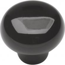 Hickory Hardware P638-BL - Tranquility Collection Knob 1-3/8'' Diameter Black Finish