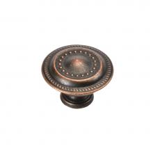 Hickory Hardware P8196-DAC - Manor House Collection Knob 1-1/4'' Diameter Dark Antique Copper Finish