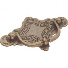 Hickory Hardware PA0923-WOA - Palmetto Collection Backplate Pull 3'' Windover Antique Finish
