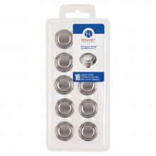 Hickory Hardware VP3464-SN - Project Pack Collection Knob 1-1/8'' Satin Nickel Finish (10 Pack)