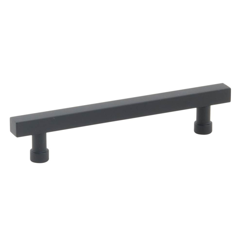 NOHO, Cabinet Pull, Square, 5&apos;&apos; cc, Matte Black