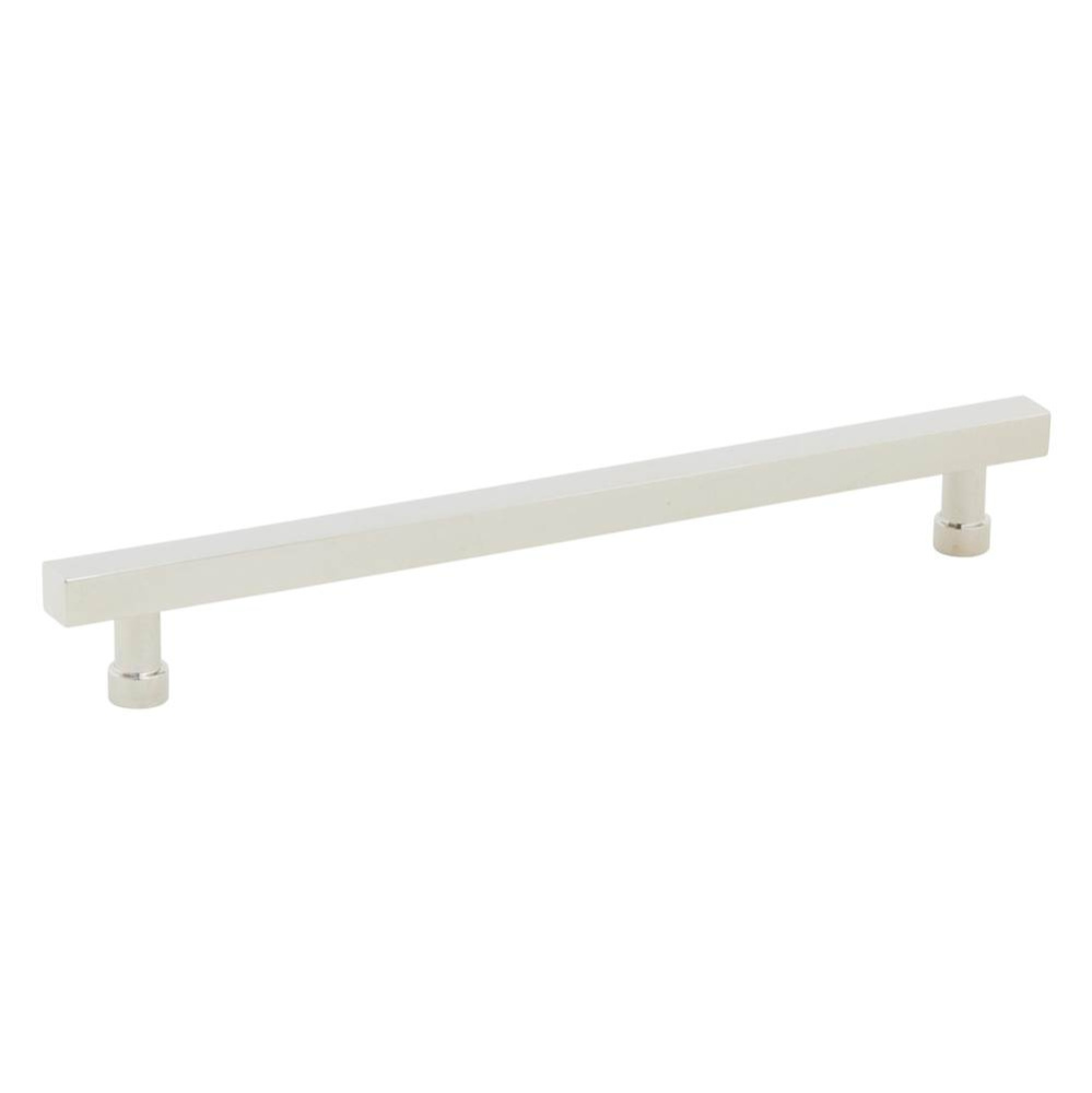 NOHO, Cabinet Pull, Square, 8'' cc, Polished Nickel
